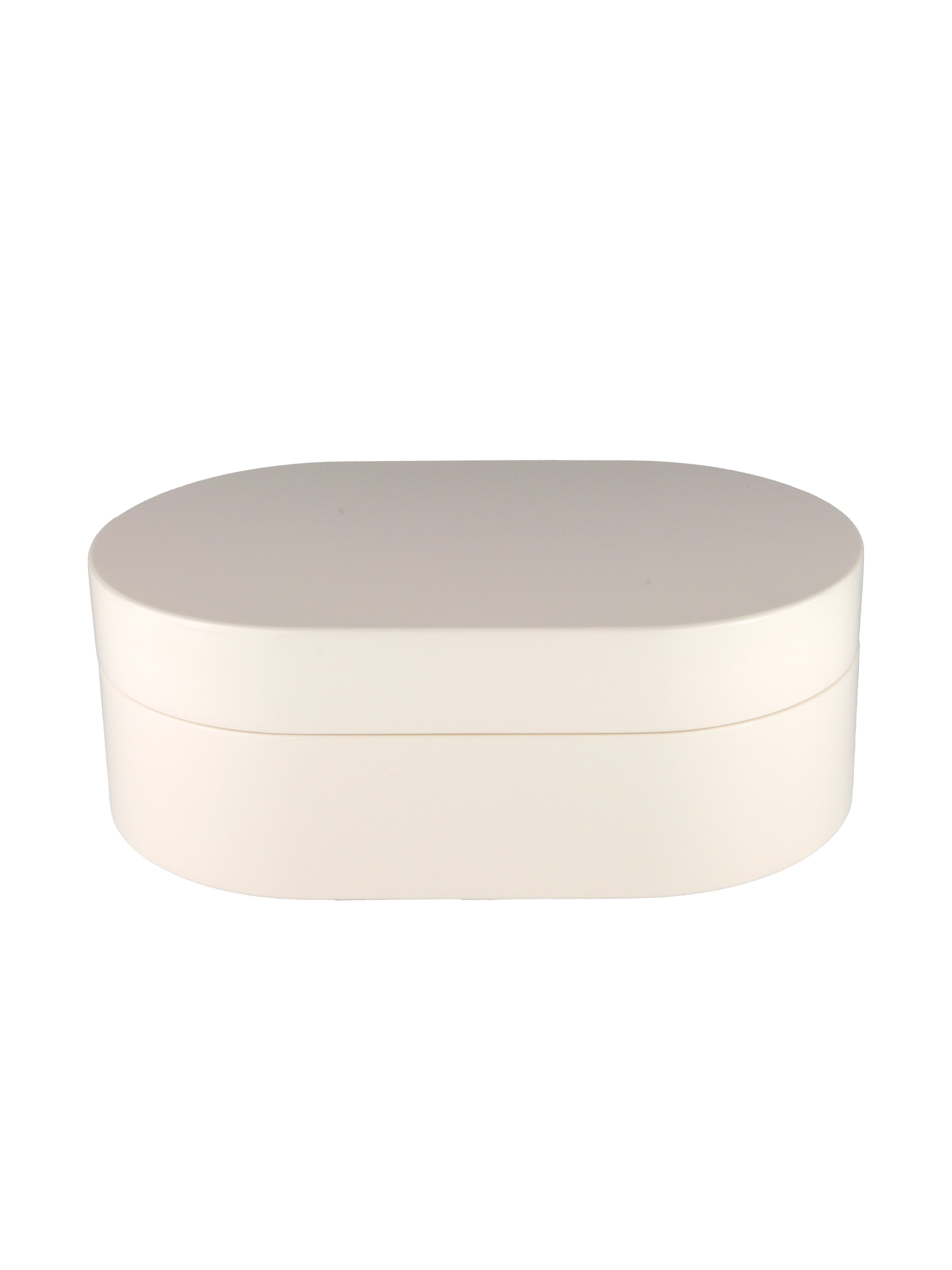 Vitt smyckeskrin från misou framifrån